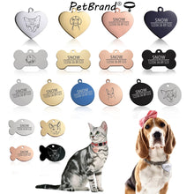 Load image into Gallery viewer, New cat / dog ID tag with engraving - PetBrand