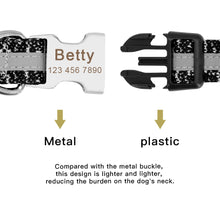 Load image into Gallery viewer, Personalized Reflective Dog Collars - PetBrand