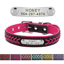 Load image into Gallery viewer, Personalized Dog Collar with metal ID - PetBrand