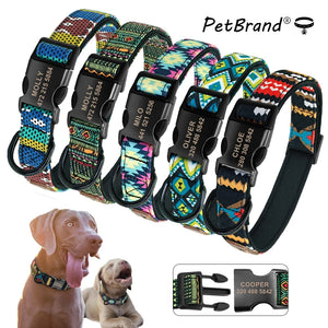 Personalized Nylon Dog Collar - PetBrand 