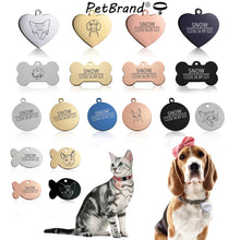 Load image into Gallery viewer, New cat / dog ID tag with engraving - PetBrand 
