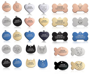 New cat / dog ID tag with engraving - PetBrand 