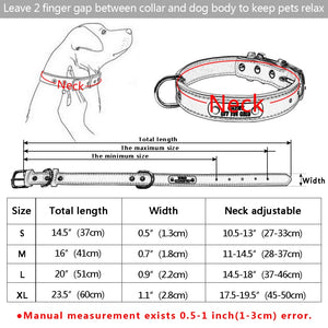 Leather  Durable Personalized Dog Collar - PetBrand 