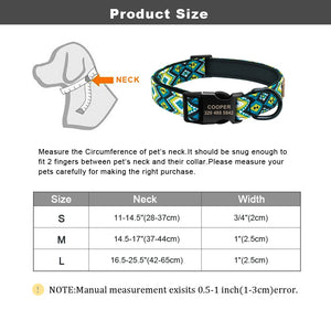 Personalized Nylon Dog Collar - PetBrand 