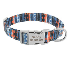 Load image into Gallery viewer, Personalized Printed Nylon Dog Collar - PetBrand 
