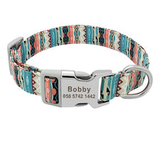 Load image into Gallery viewer, Personalized Printed Nylon Dog Collar - PetBrand 
