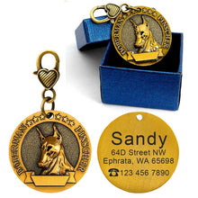 Load image into Gallery viewer, Engraved Personalized Metal Pet  ID Tag - PetBrand 
