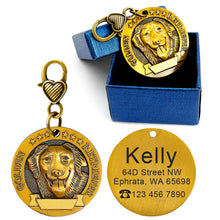 Load image into Gallery viewer, Engraved Personalized Metal Pet  ID Tag - PetBrand 
