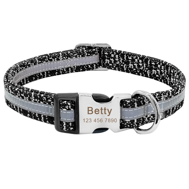 Personalized Reflective Dog Collars - PetBrand 