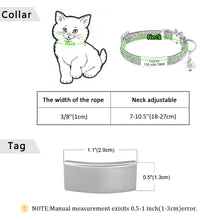 Load image into Gallery viewer, Personalized Quick Release Cat Collar - PetBrand 
