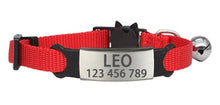 Load image into Gallery viewer, Personalized ID Engraving Cat Collar - PetBrand 
