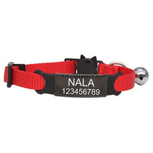 Load image into Gallery viewer, Personalized ID Engraving Cat Collar - PetBrand 
