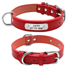 Load image into Gallery viewer, Leather  Durable Personalized Dog Collar - PetBrand 
