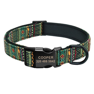 Personalized Nylon Dog Collar - PetBrand 