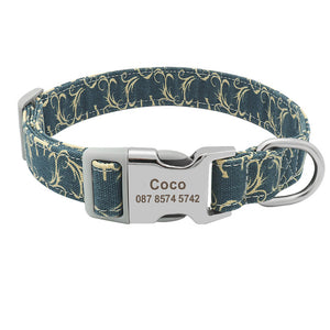 Customized Printed Nylon Dog Collar - PetBrand 