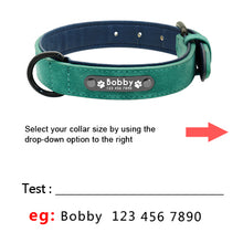 Load image into Gallery viewer, Leather Personalized Collars - PetBrand 
