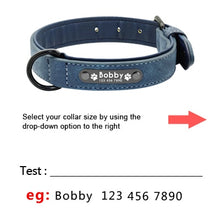 Load image into Gallery viewer, Leather Personalized Collars - PetBrand 
