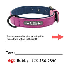 Load image into Gallery viewer, Leather Personalized Collars - PetBrand 
