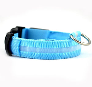 Nylon LED Pet Collar (Night Safety) - PetBrand 