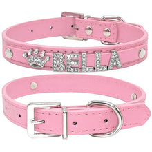 Load image into Gallery viewer, Bling Rhinestone Personalized pet Collars - PetBrand 
