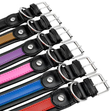 Load image into Gallery viewer, Personalized Leather Dog Collar - PetBrand 
