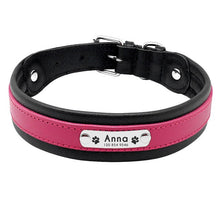 Load image into Gallery viewer, Personalized Leather Dog Collar - PetBrand 
