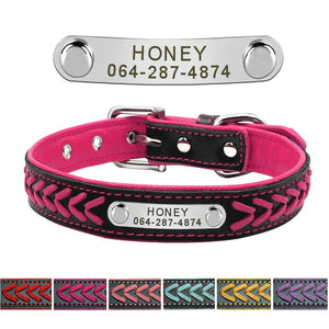 Personalized Dog Collar with metal ID - PetBrand 